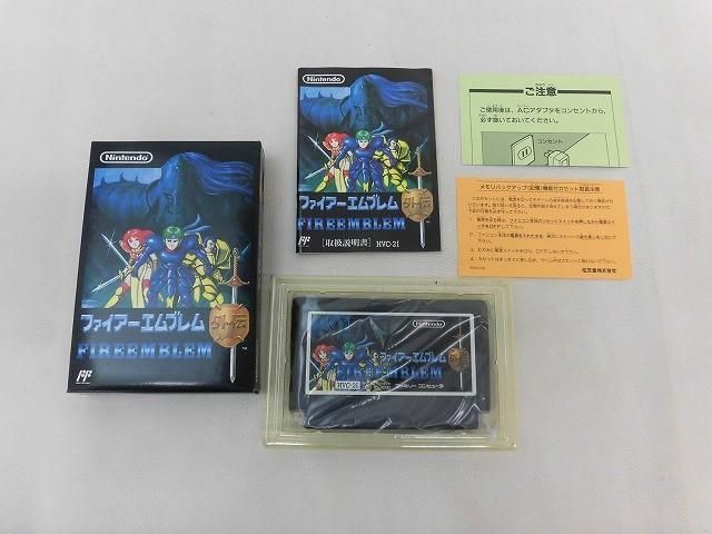 未使用 ゲーム ファミコン ソフト ファイアーエムブレム外伝 箱説付き