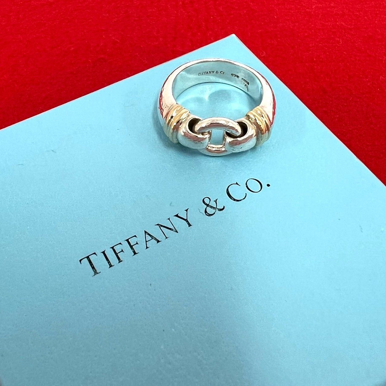 極 美品 TIFFANY&Co. ティファニー ヴィンテージ サークル リング