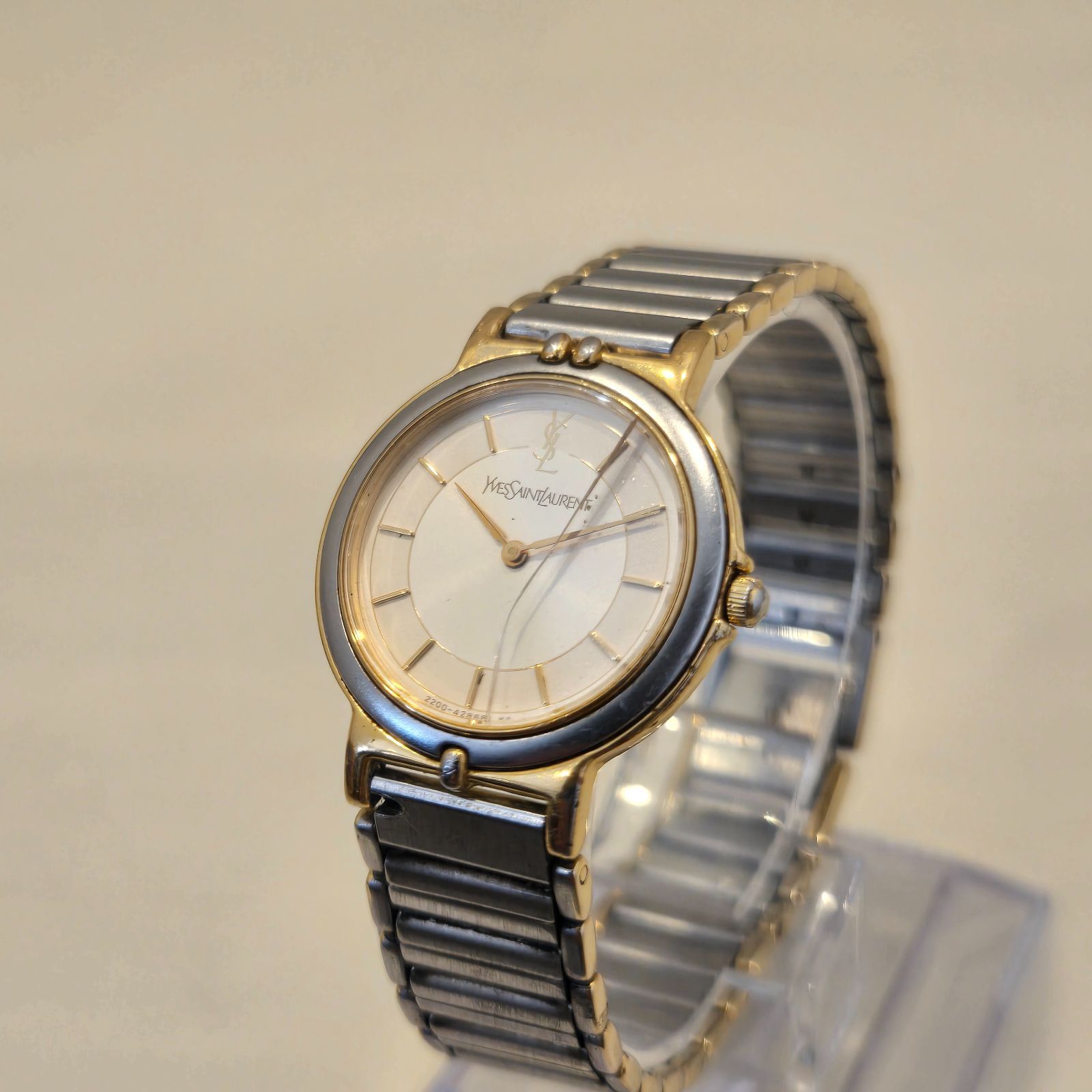 稼働】イブ サンローラン YSL 2200-228481 クォーツ レディース - メルカリ