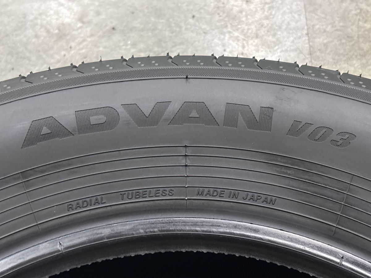 送料込み アルファード新車外し ヨコハマ ADVAN V03 225/65R17 2026年製 新車外し品】ヨコハマ アドバン V03 225/65R17 4本セット