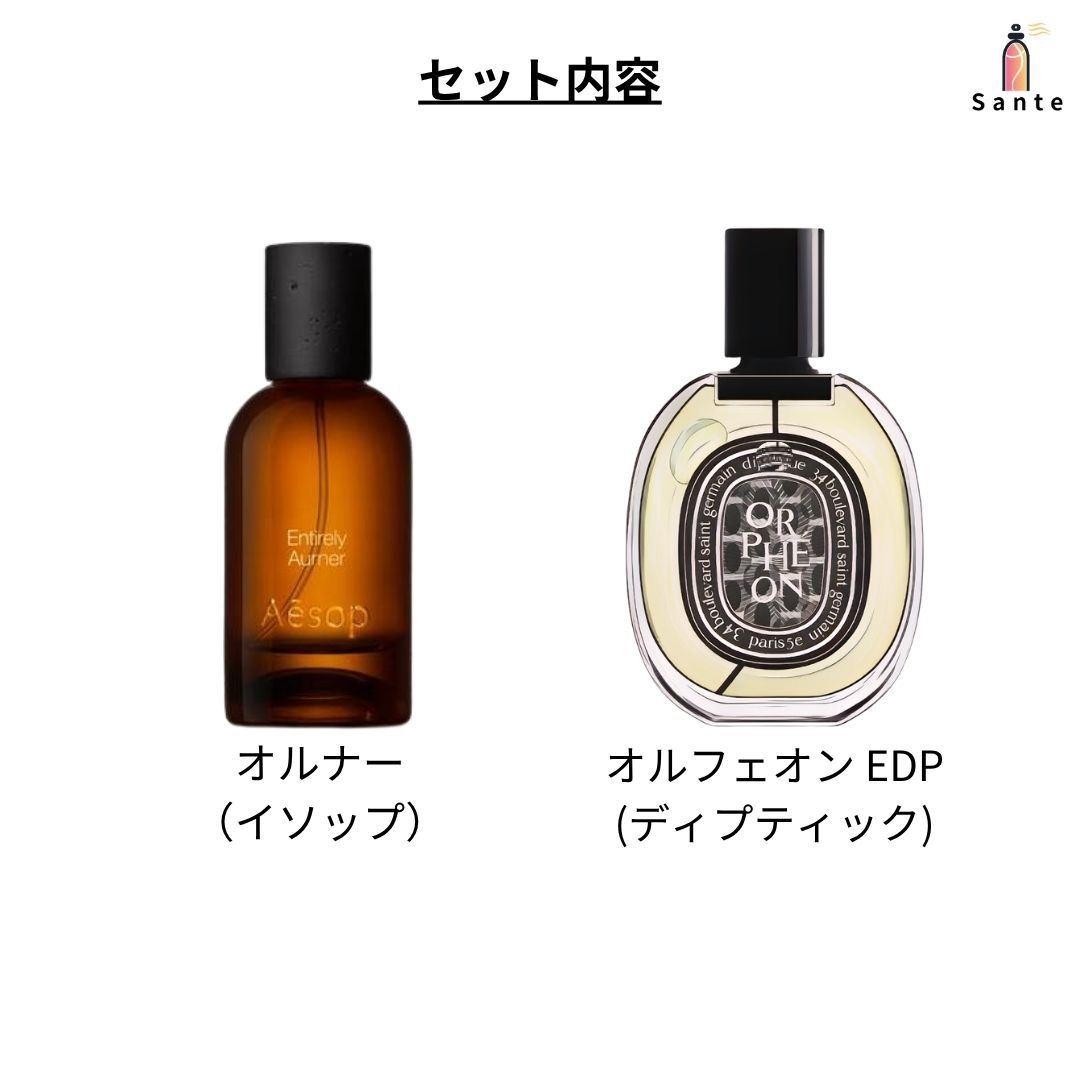 ミニ香水セット(イソップ オルナー＋オルフェオン) Aesop 各1ml×2本