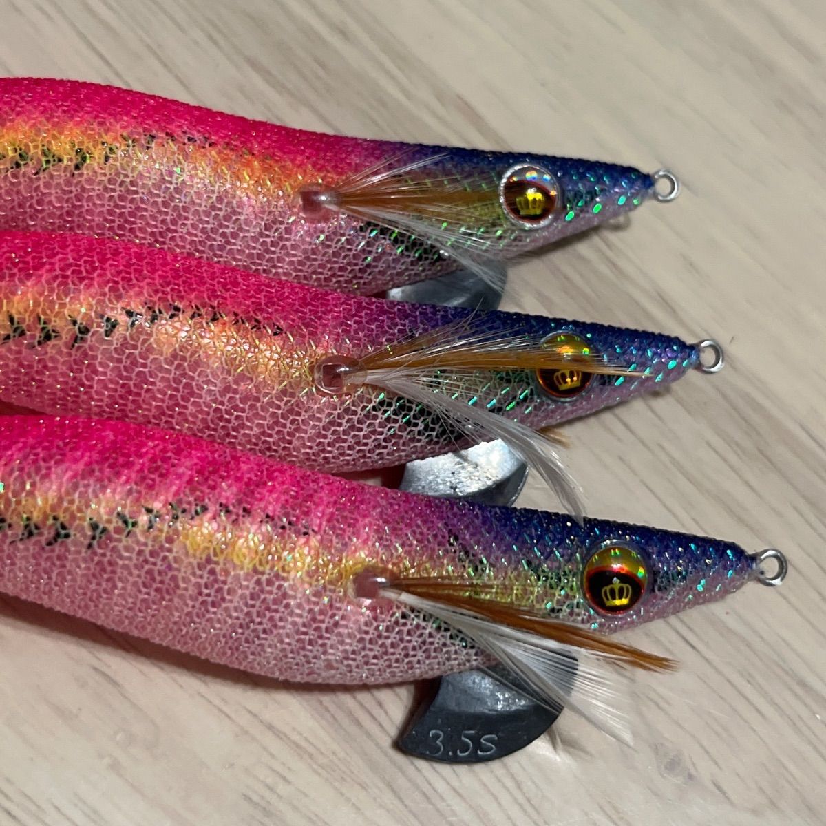 SQUID MANIA スクイッドマニア 超人気カラー バニーピーチ 3.5号