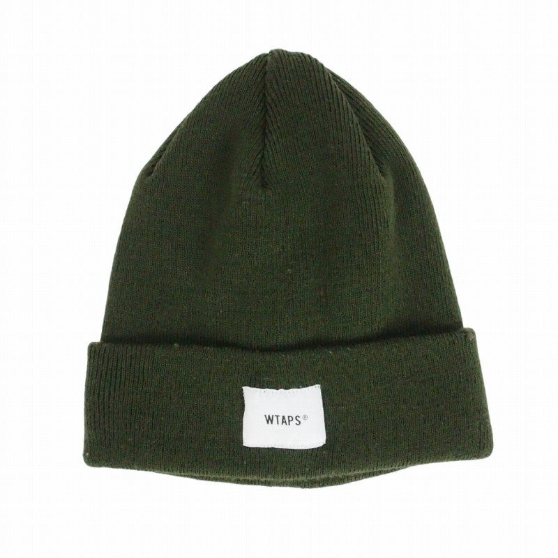 WTAPS ビーニー　ニット帽 232MADT-HT01 ダブルタップス WTAPS 23AW カフビーニー ニット帽 X00 オリーブドラブ