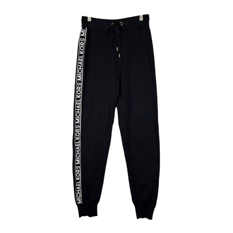 MICHAEL KORS ブラック パーカー ジョガーパンツ セットアップ xs MICHAEL MICHAEL KORS マイケルコース ジョガーパンツ XS ブラック 黒