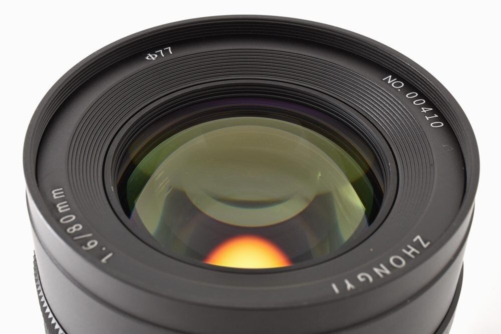 中一光学 Mitakon Speedmaster 80mm F1.6（ハッセルブラッド用）【元箱