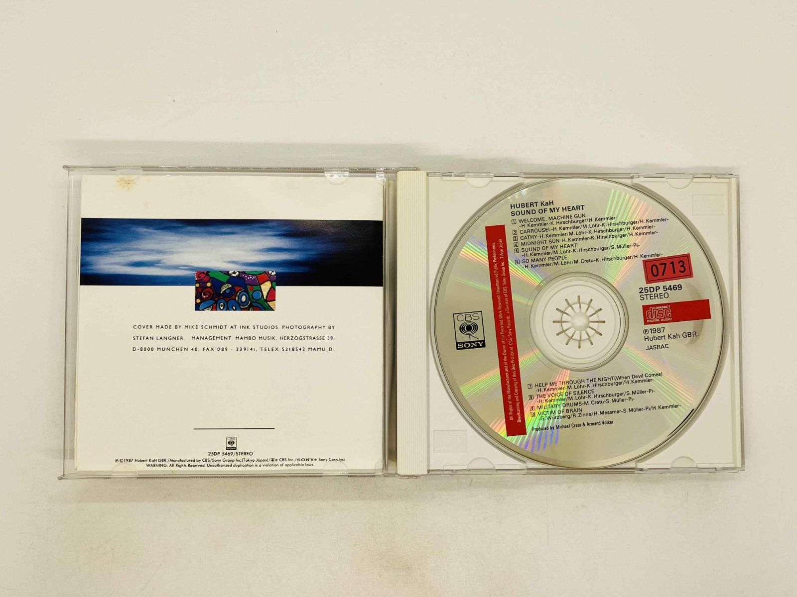 ヒューバート・カー / サウンド・オブ・マイ・ハート CD CD ヒューバート・カー / サウンド・オブ・マイ・ハート / HUBERT KAH