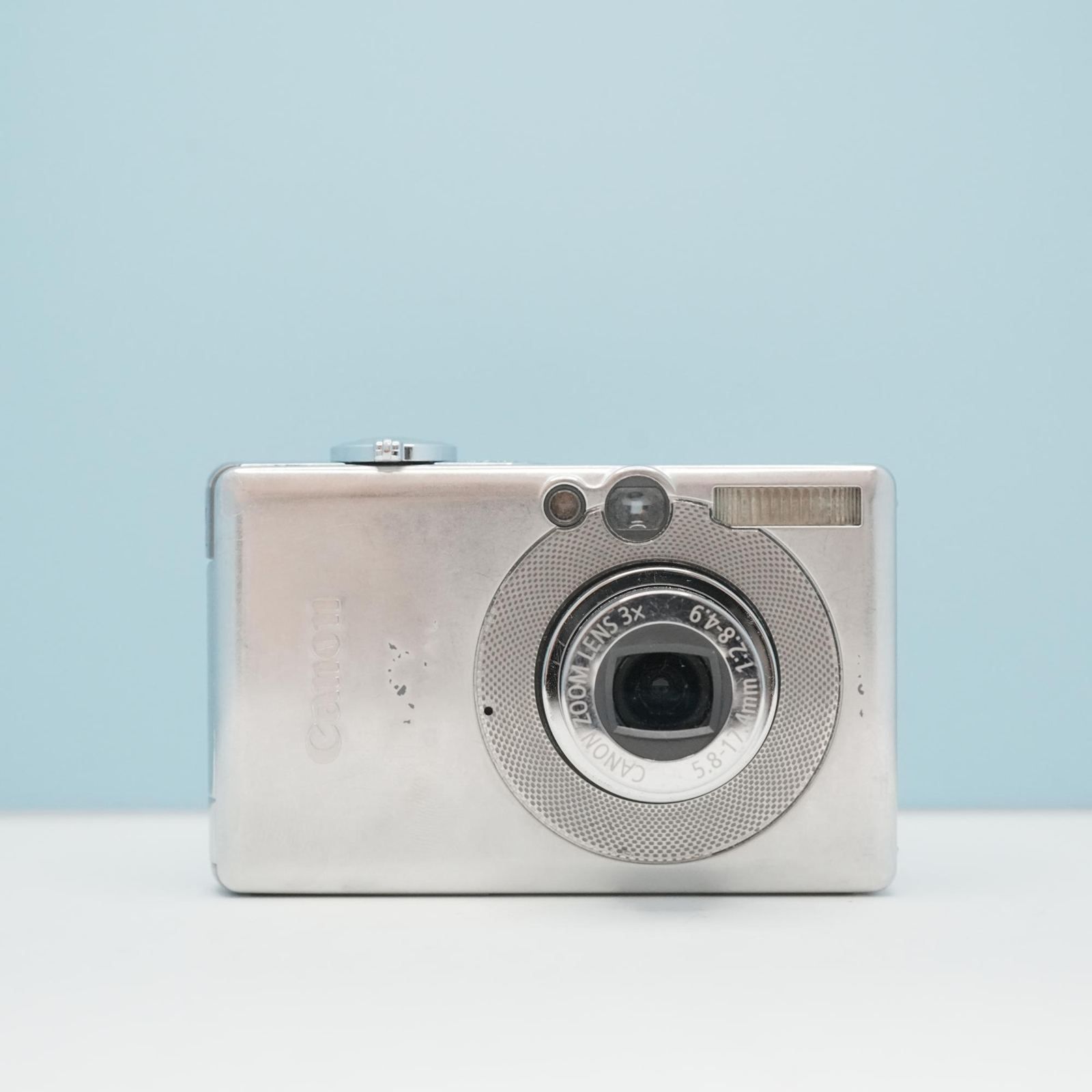 Canon IXY digital 50 ❤️動作確認済 スマホ転送 シルバー Canon IXY DIGITAL 50 デジカメ スマホ転送OK フルセット シロクマ