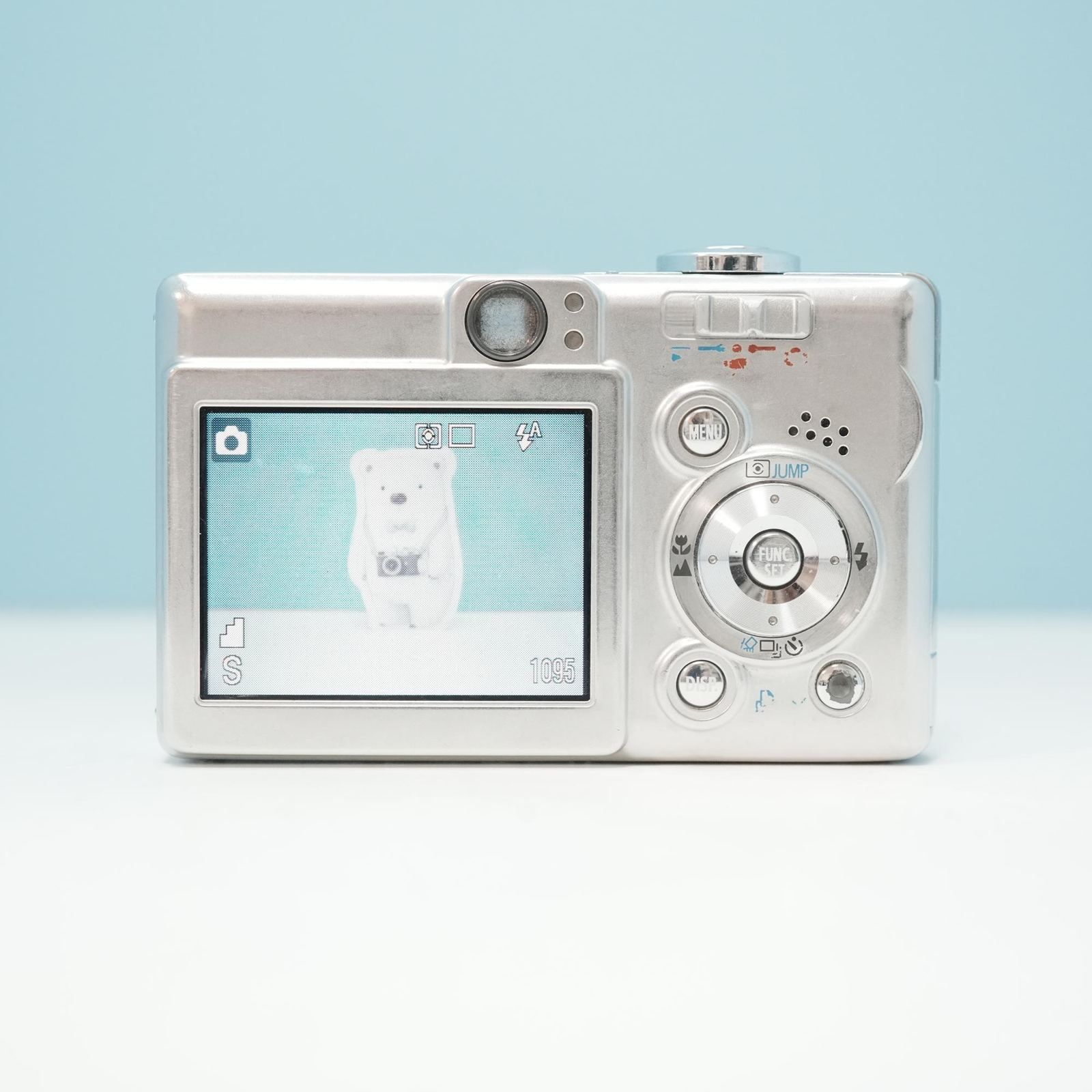 Canon IXY DIGITAL 50 デジカメ スマホ転送OK フルセット シロクマ