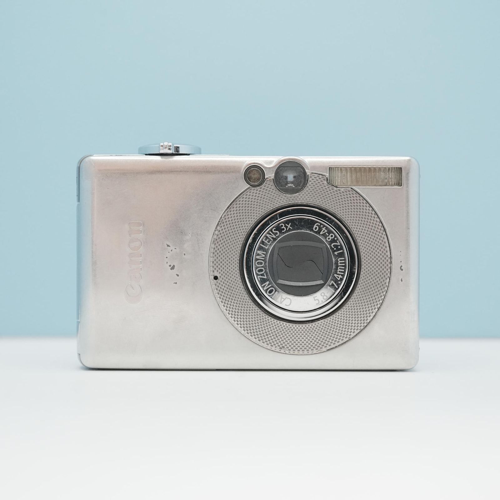 Canon IXY digital 50 ❤️動作確認済 スマホ転送 シルバー Canon IXY DIGITAL 50 デジカメ スマホ転送OK フルセット シロクマ