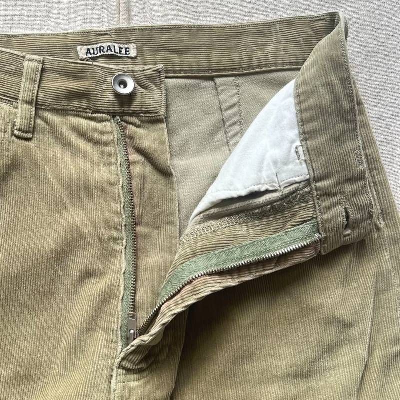 希少モデル archive AURALEE オーラリー WASHED CORDUROY PANTS