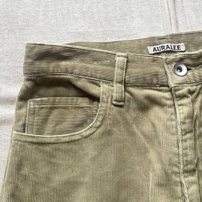 希少モデル archive AURALEE オーラリー WASHED CORDUROY PANTS