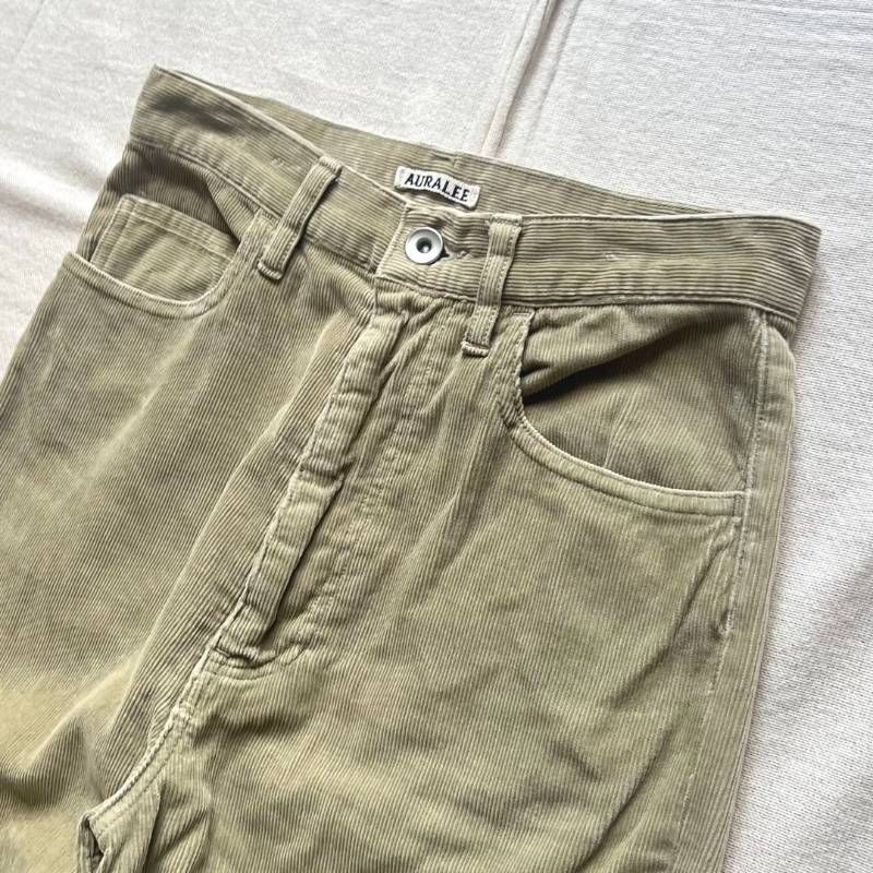 希少モデル archive AURALEE オーラリー WASHED CORDUROY PANTS