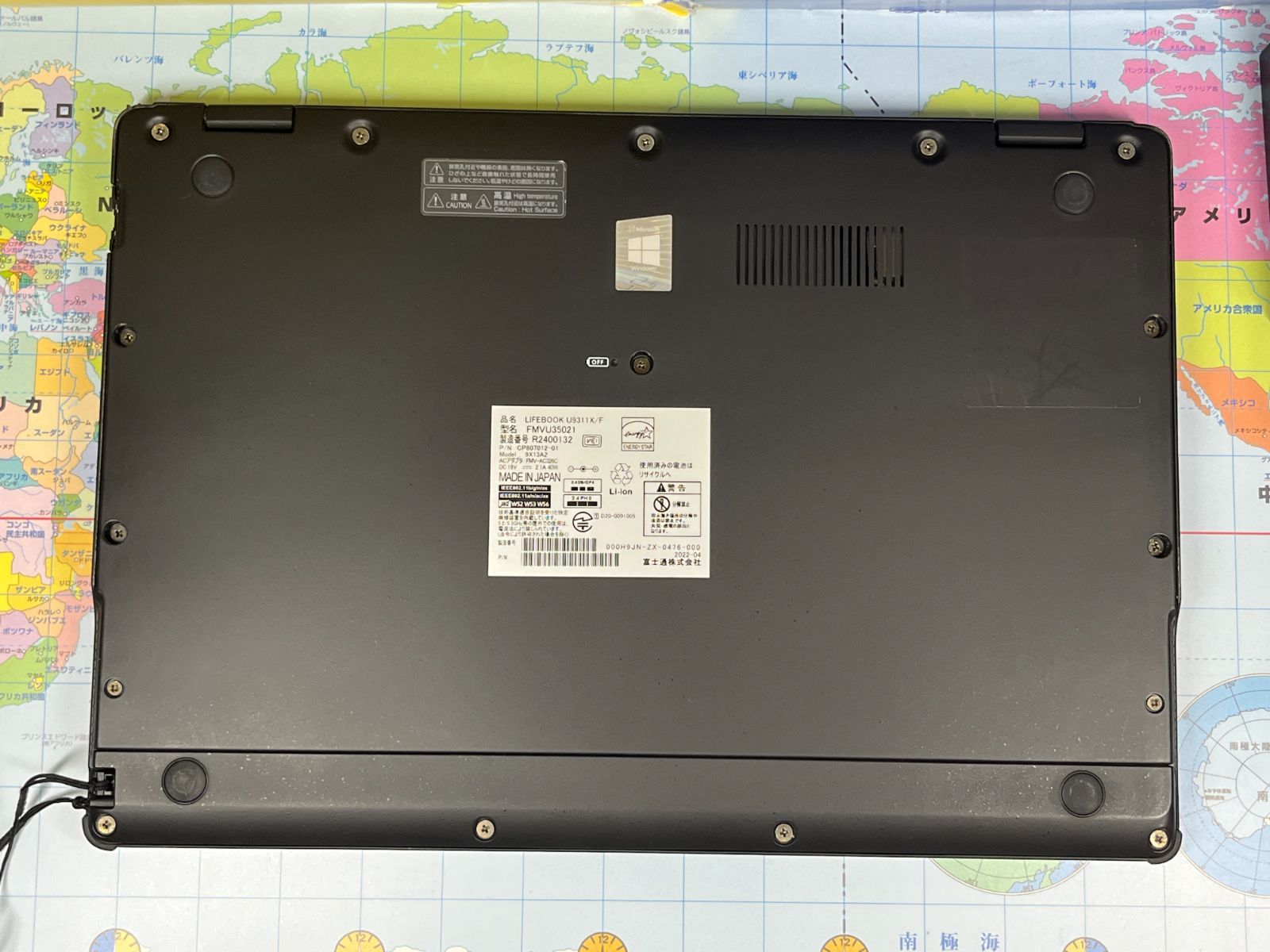 富士通 LIFEBOOK U9311X/F 2in1 ペン 13.3型 中古 - メルカリ