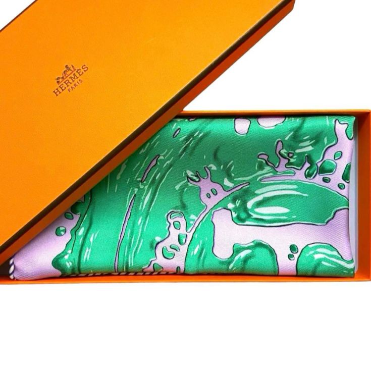 新品未使用 エルメス シルクスカーフ ガヴロッシュ ペンキ塗りたて