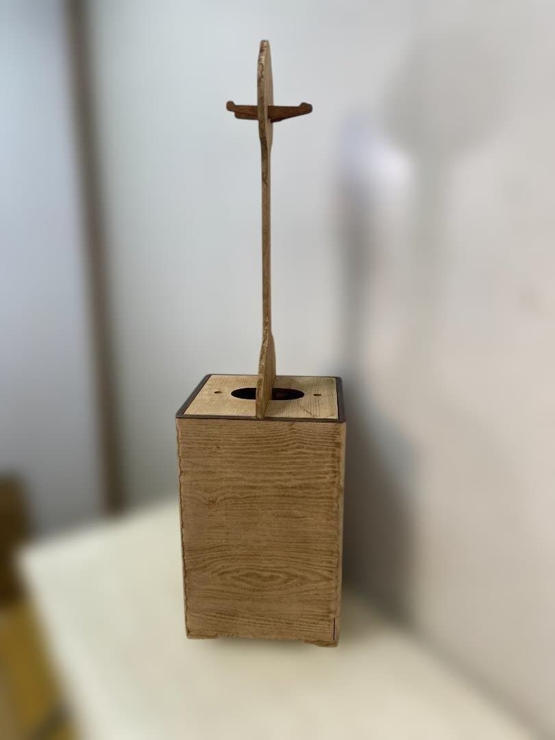 三味線 木製スタンド 三味線立て 収納箱 譜面台 撥4本 駒 糸 小物 和