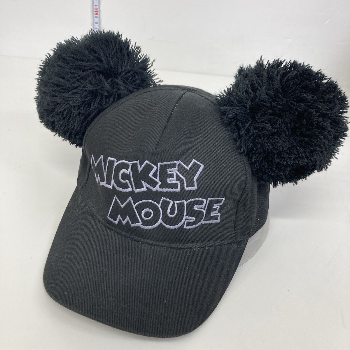 美品 東京ディズニーリゾート/ミッキーマウス/ポンポン付きキャップ