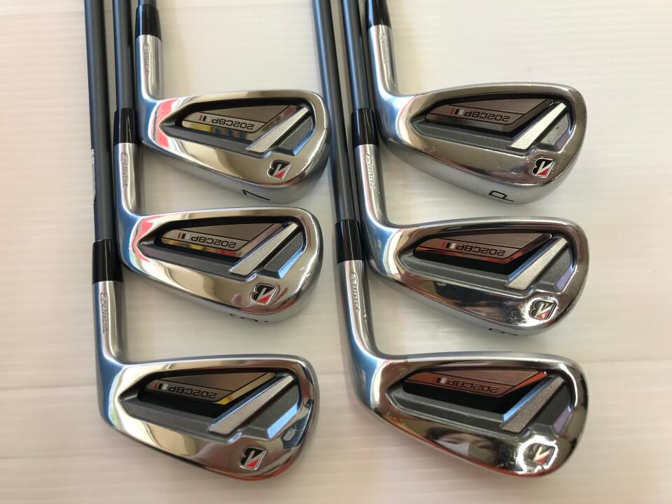 ブリヂストン TOUR B 202CBP MCI B65 Sフレックス アイアンセット 中古