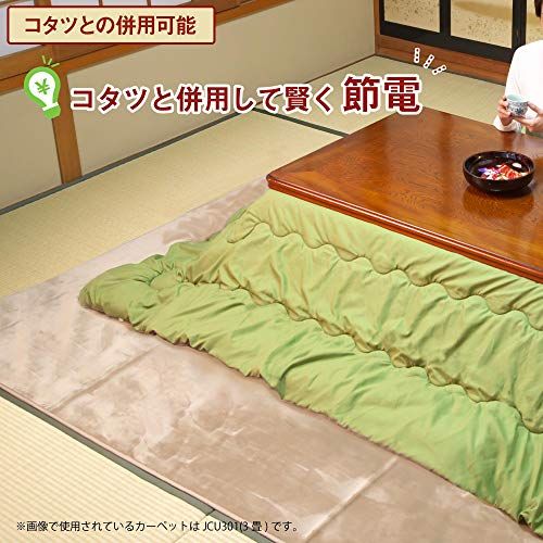 ライフジョイ ホットカーペット 3畳 電気カーペット 235×195cm ダニ