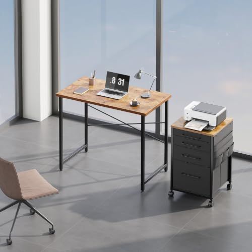 メルカリ最安値☆ コンピュータ デスク ブラック H☆YeTom デスク 机 パソコンデスク pcデスク 幅80cm シンプル勉強机