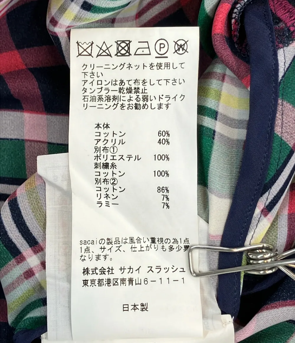 サカイ 半袖ワンピース レディース SIZE 1 (S) Sacai(やや傷や汚れあり