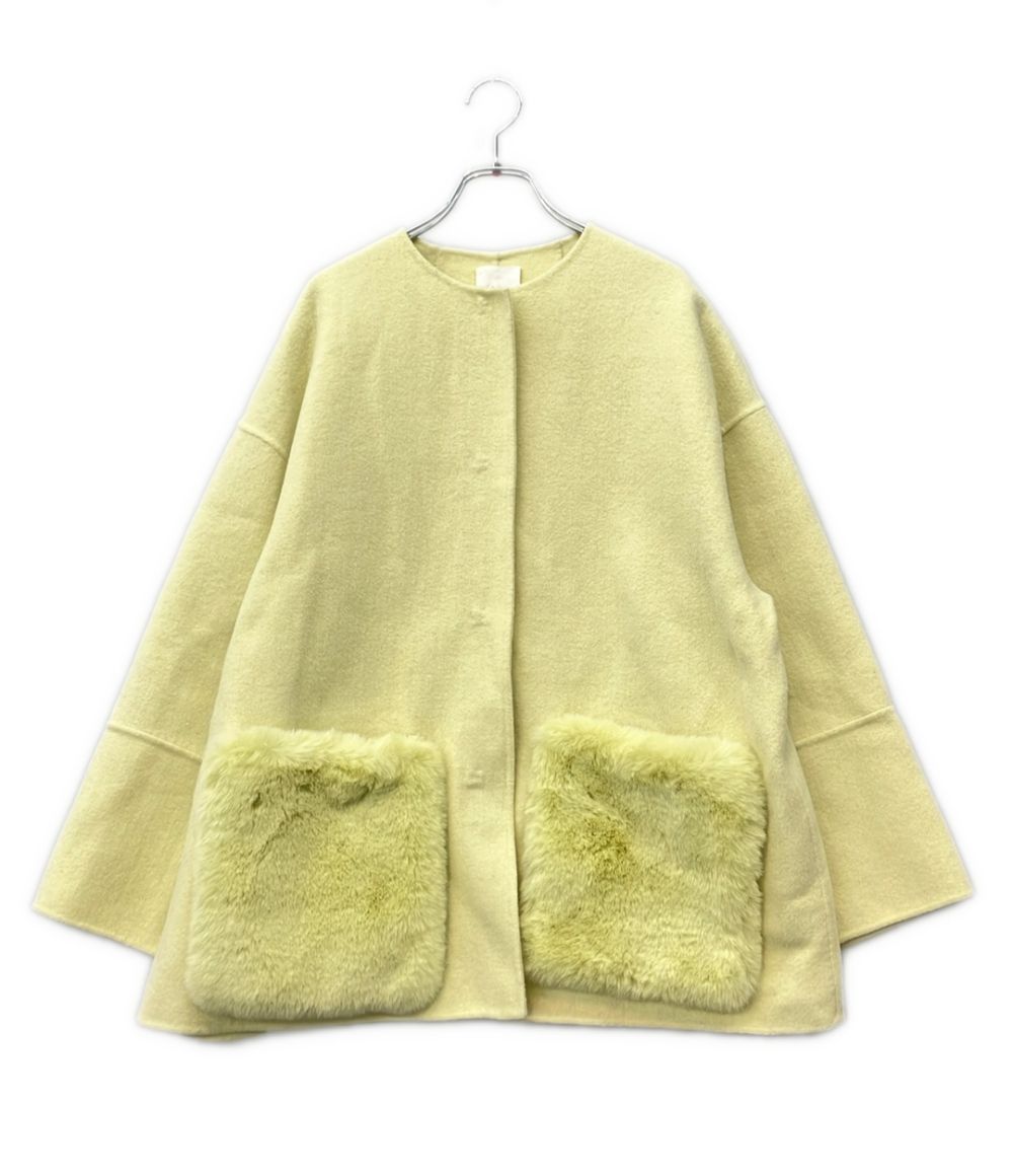 ミラ オーウェン 2wayファーポケットリバーコート レディース SIZE 1