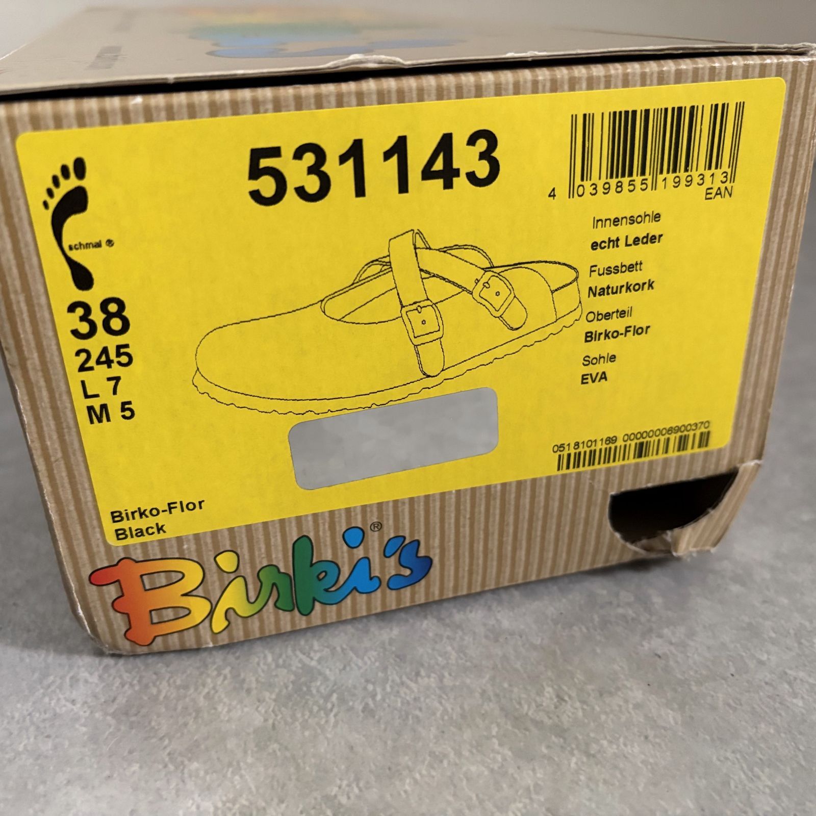 美品 定価1.6万 BIRKENSTOCK Birki's 24.5cm ROWLEY ローリー レザー