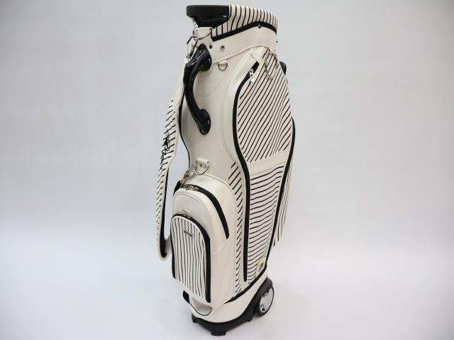 ホンマ HONMA キャスター付 キャディバッグ ホワイト 中古品 フード