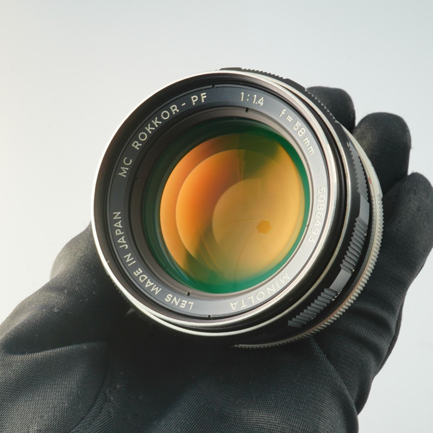 Serviced】 MINOLTA ミノルタ MC ROKKOR-PF 58mm F/1.4 単焦点レンズ