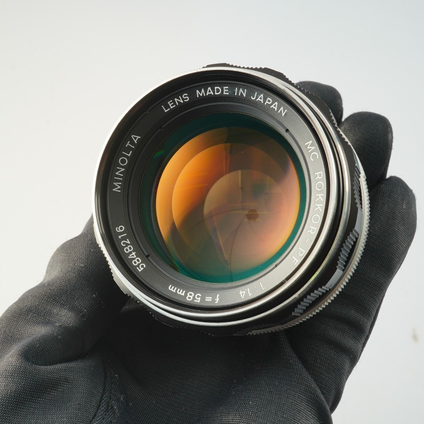Serviced】 MINOLTA ミノルタ MC ROKKOR-PF 58mm F/1.4 単焦点レンズ