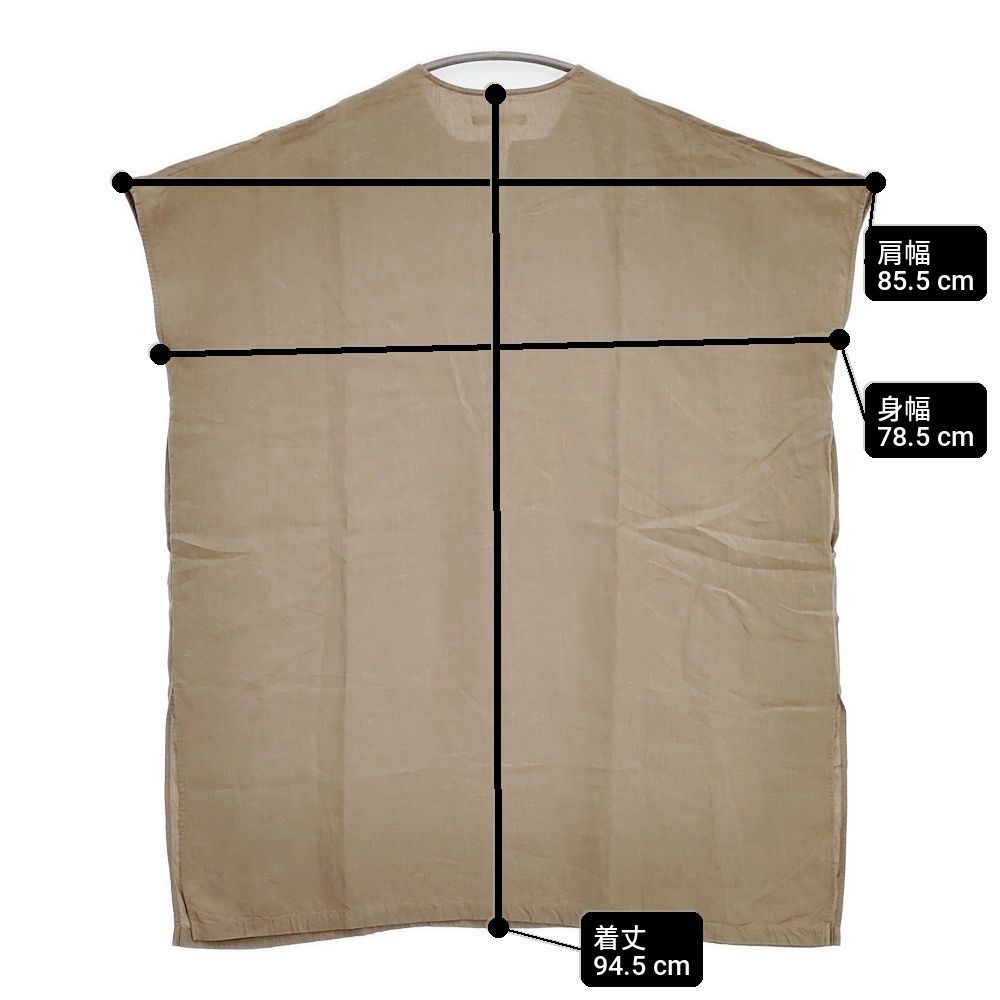 エヴァムエヴァ　リネン　ポンチョワンピース evam eva linen poncho リネンポンチョ ワンピース 定価28600円