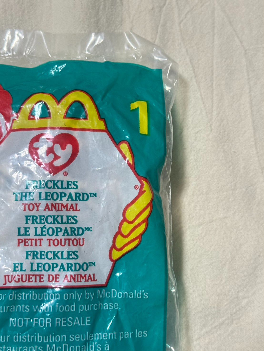 TY】マクドナルド ハッピーミール Beanie Babies No.1 未開封 USA 1999