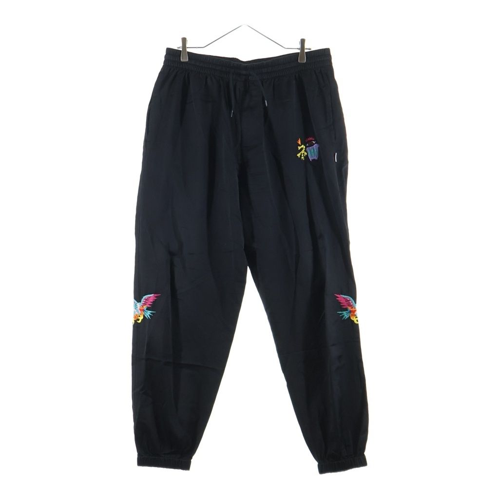 WTAPS (ダブルタップス) 18AW CRIBS/TROUSERS.RACO. SATIN クリブストラウザーズ サテン パンツ ブラック 182BRDT-PTM01