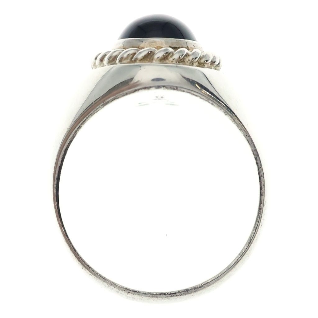 WAKAN SILVER SMITH Oval signet ring 極美品 WAKAN SILVER SMITH (ワカンシルバースミス) Oval Signet Ring Black
