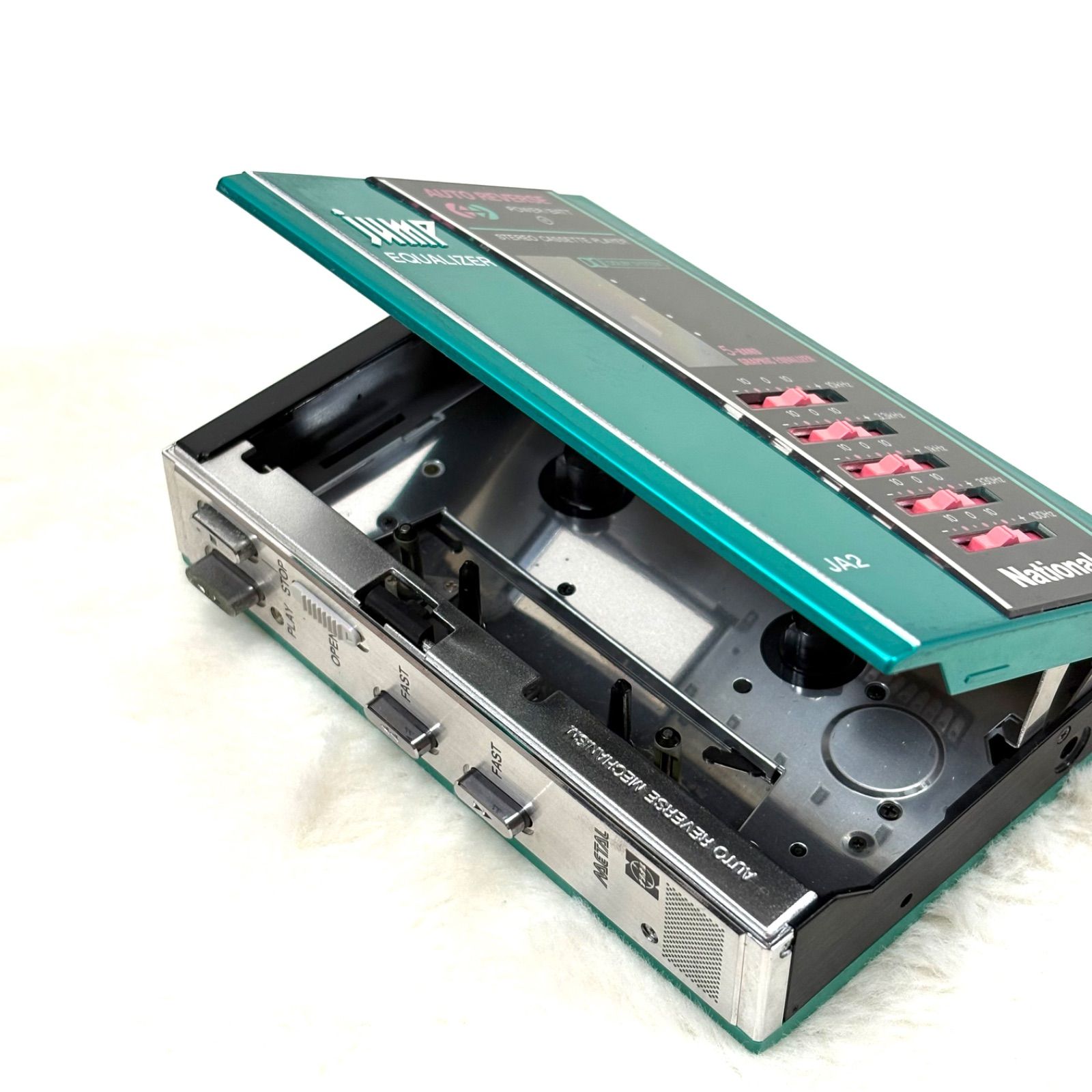 National JUMP カセットプレーヤー 本体 極美品】National ナショナル ポータブルカセットプレーヤー jump