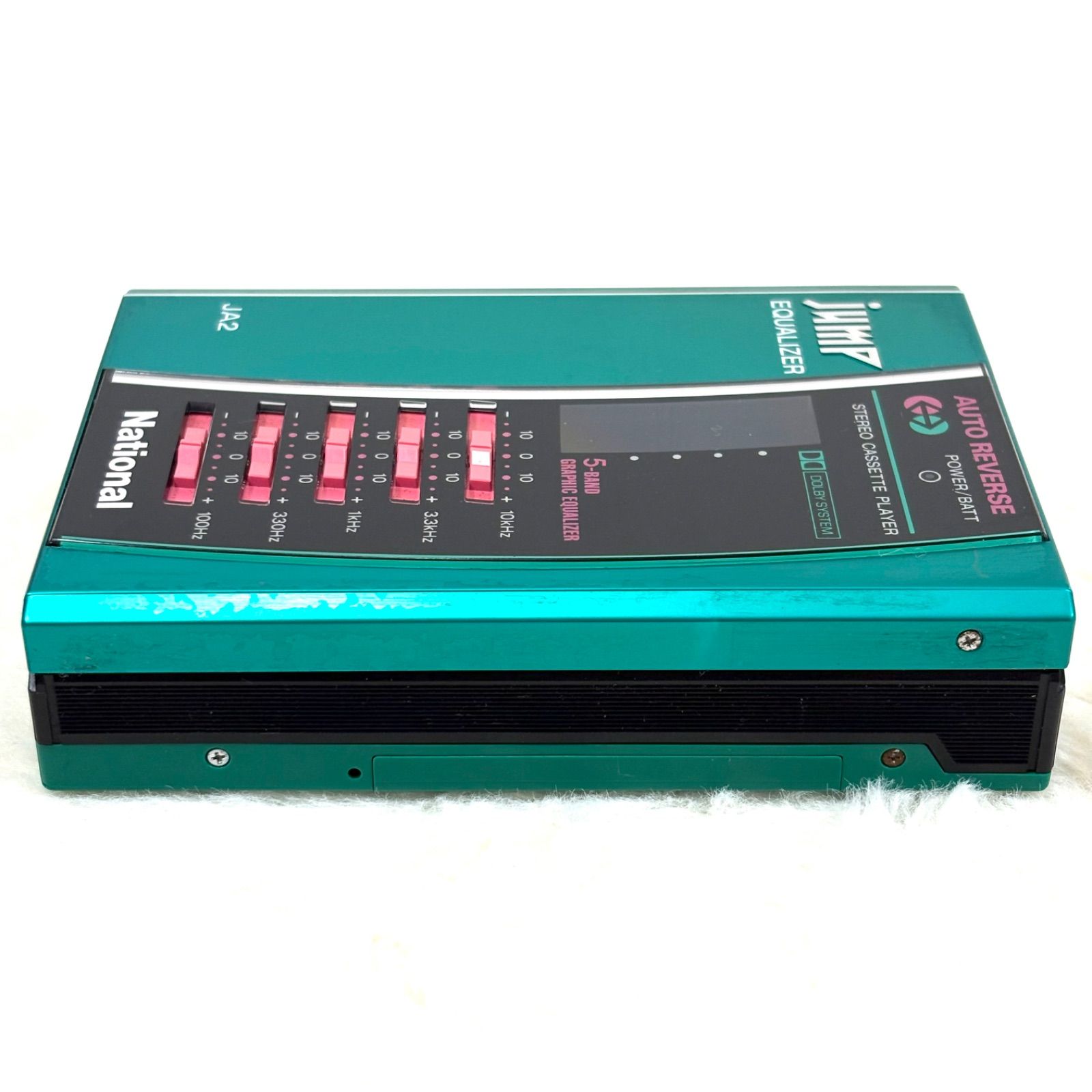 極美品】National ナショナル ポータブルカセットプレーヤー jump
