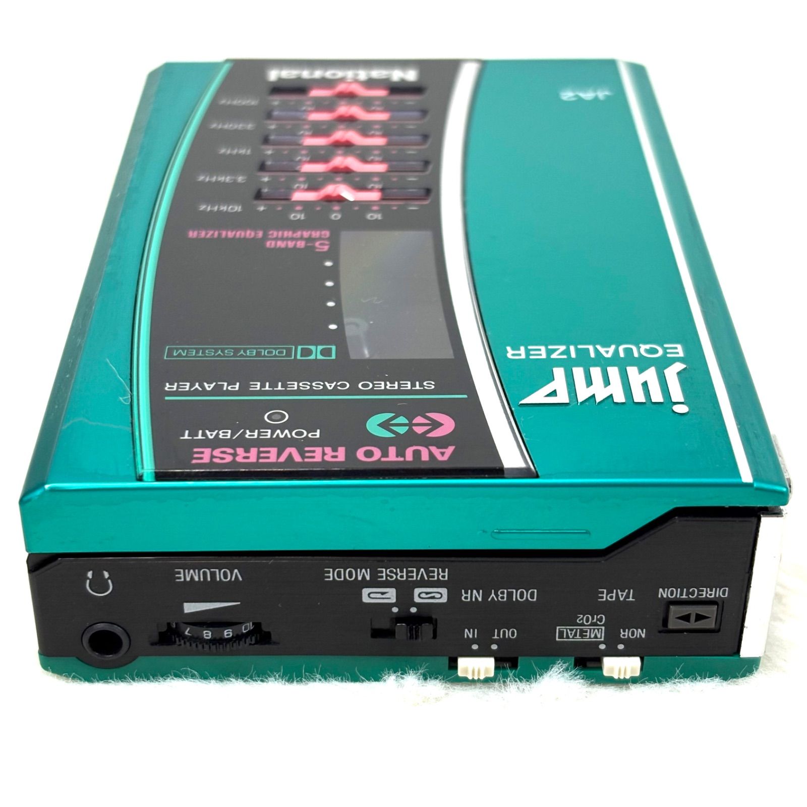極美品】National ナショナル ポータブルカセットプレーヤー jump