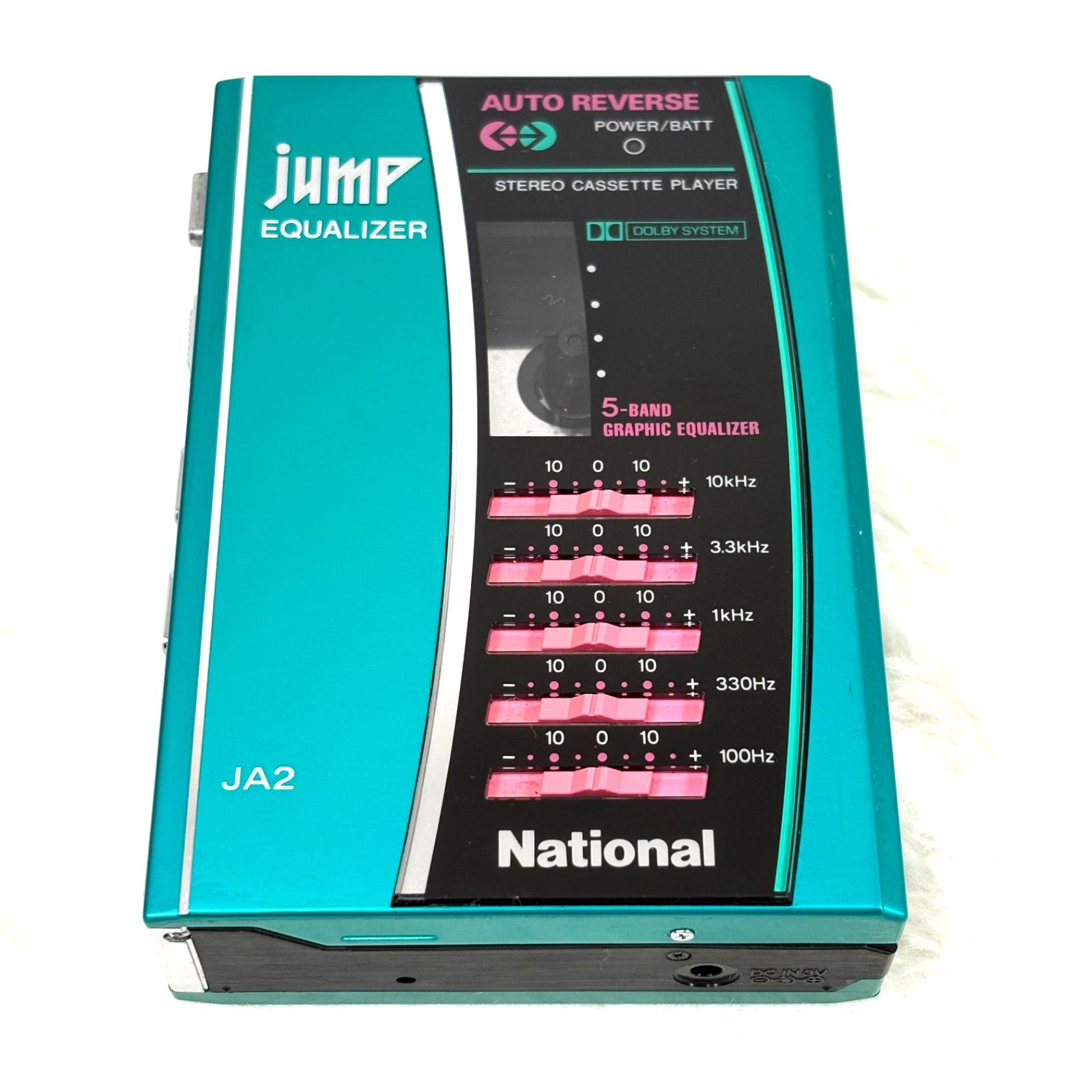 極美品】National ナショナル ポータブルカセットプレーヤー jump