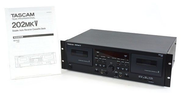 美品 TASCAM タスカム 202 MKV ダブルオートリバースカセットデッキ
