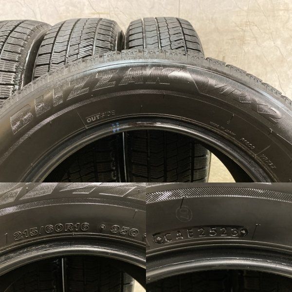 BS BRIDGESTONE BLIZZAK VRX2 215/60R16 16インチ スタッドレス 4本 23