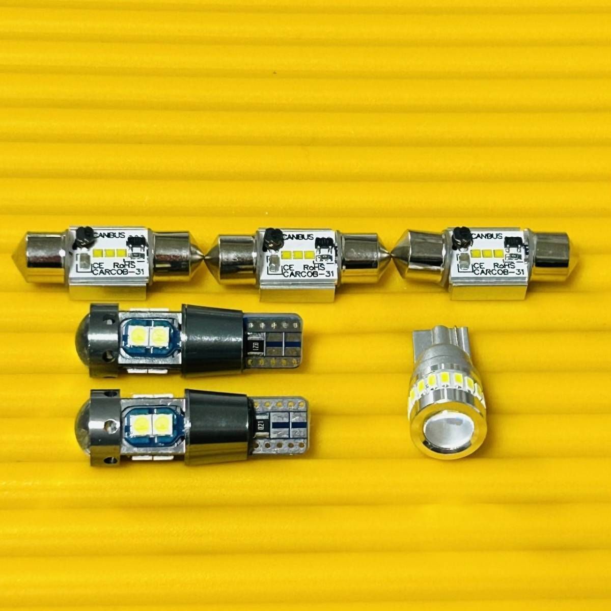 鬼爆 GZG50 センチュリー 純正球交換用 T10 LED ルームランプセット