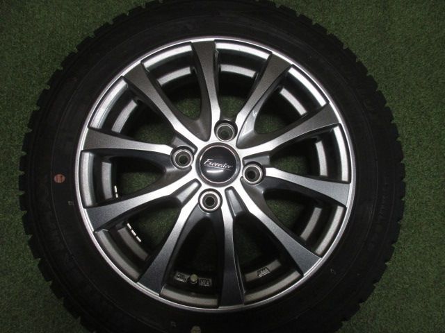 中古】 送料込み エクシーダ 155/65R14 スタッドレスタイヤSET N-BOX