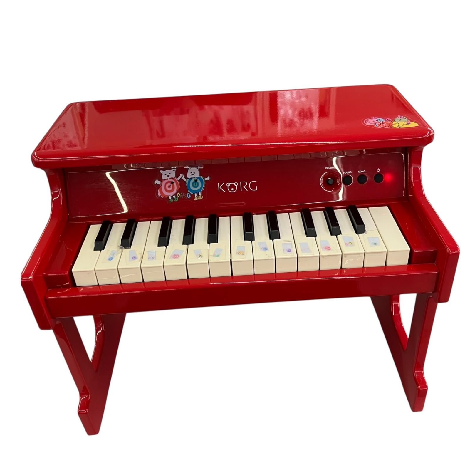 186000 現状品 KORG tinyPIANO デジタル ・トイピアノ レッド - メルカリ