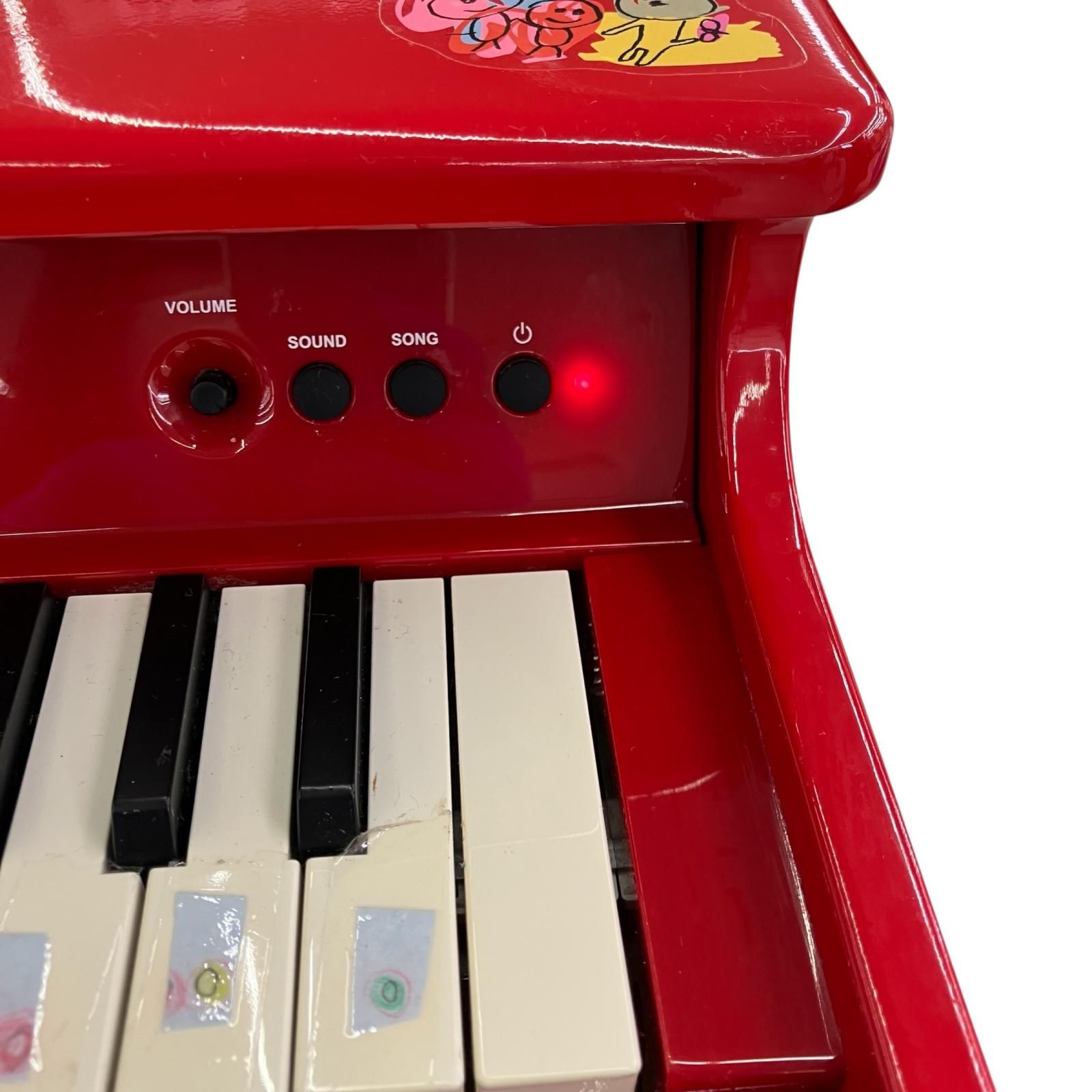 186000 現状品 KORG tinyPIANO デジタル ・トイピアノ レッド - メルカリ