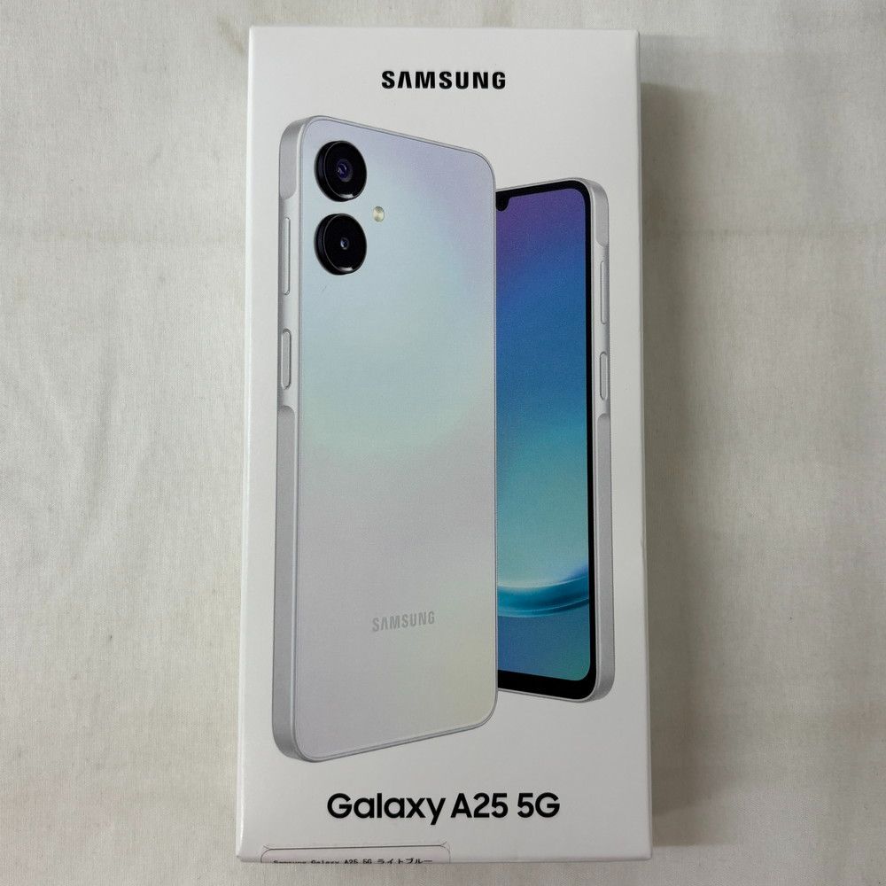 Galaxy A25 5G 64GB ライトブルー 未使用に近い - メルカリ