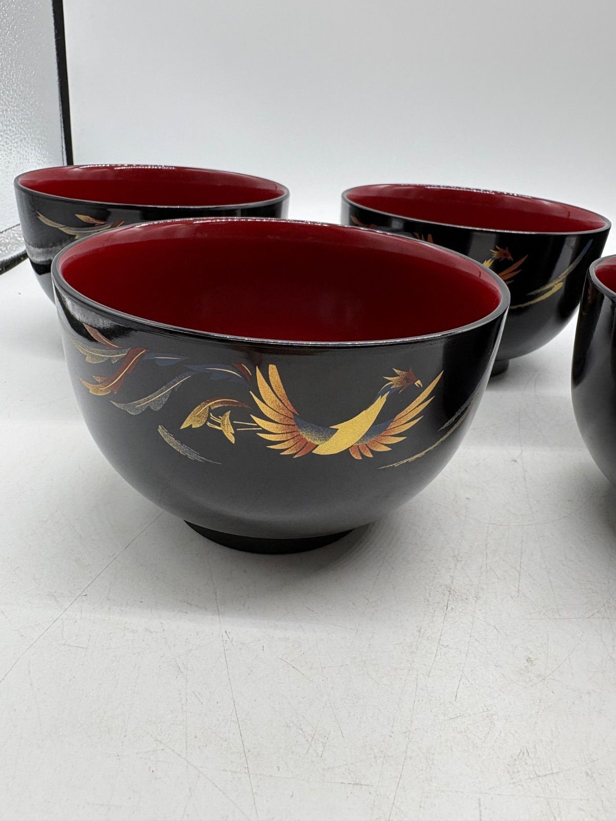 やまもと寛斎 ZEN 天 盆付椀 5客セット 漆器 鳳凰 - メルカリ