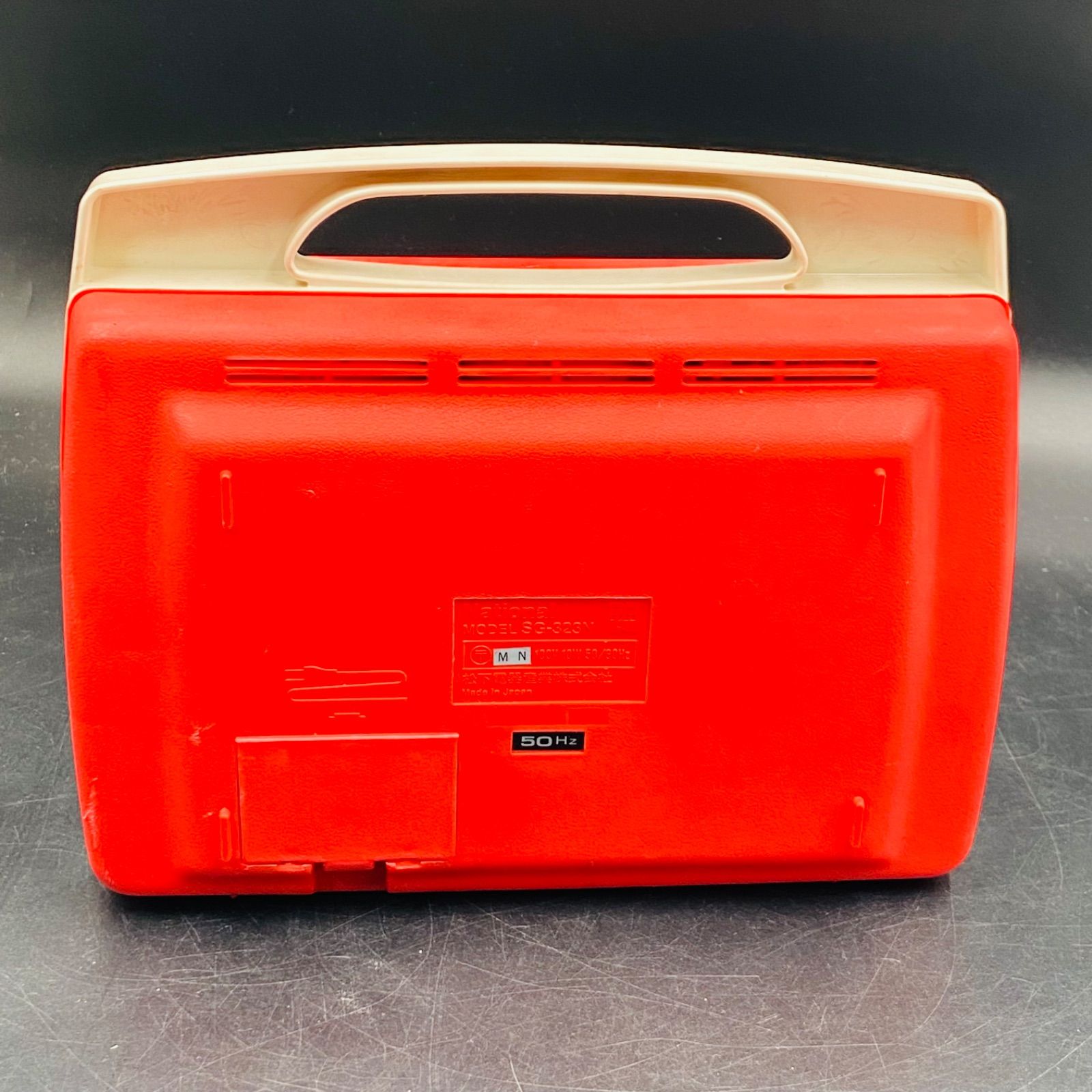 National ポータブルレコードプレーヤー SG-323N 本体 昭和レトロ
