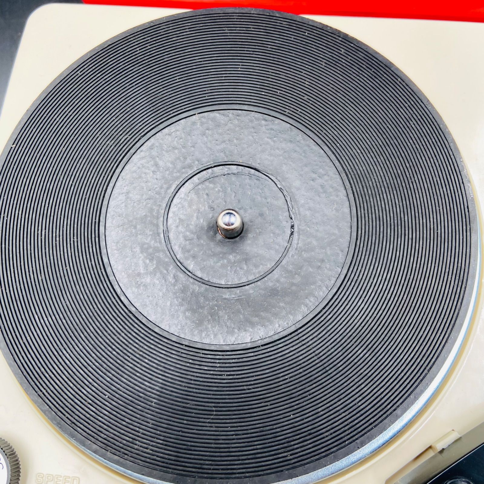 National ポータブルレコードプレーヤー SG-323N 本体 昭和レトロ