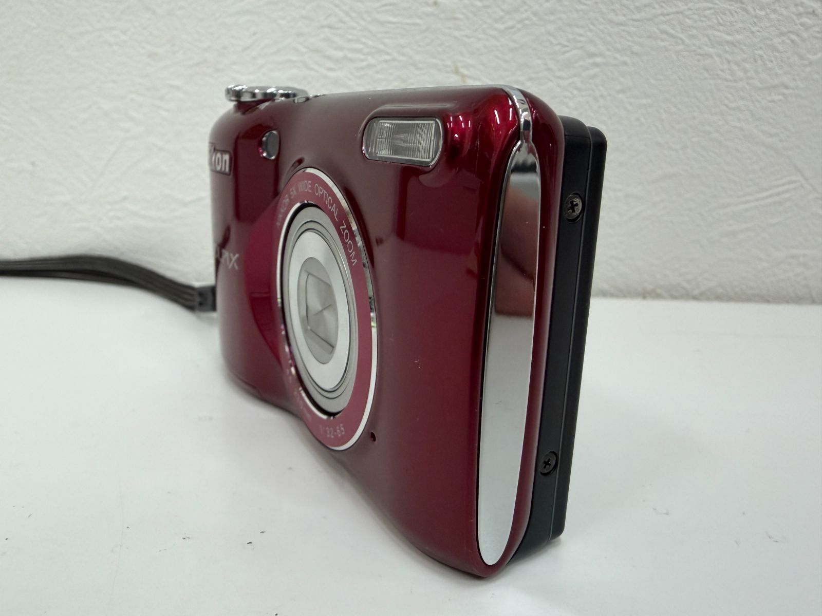 稼動確認済 Nikon COOLPIX L26 コンパクトデジタルカメラ 本体 レッド