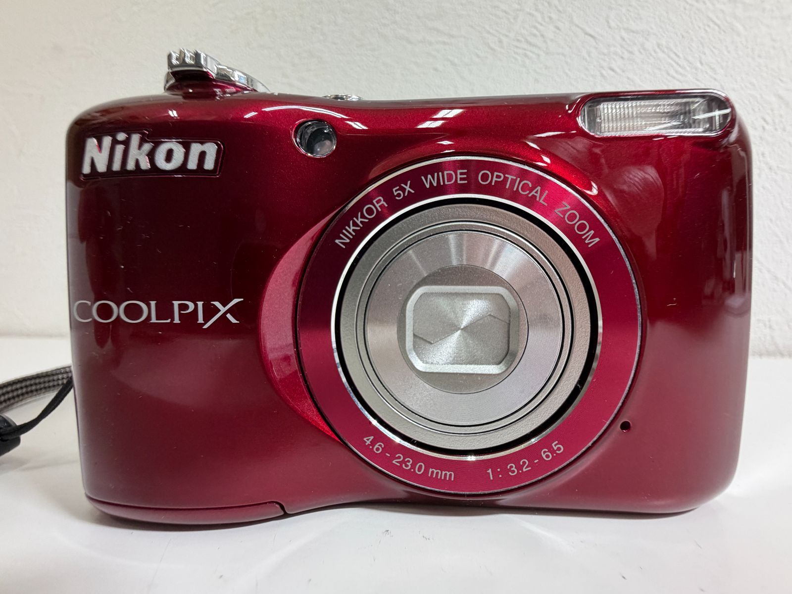 稼動確認済 Nikon COOLPIX L26 コンパクトデジタルカメラ 本体 レッド