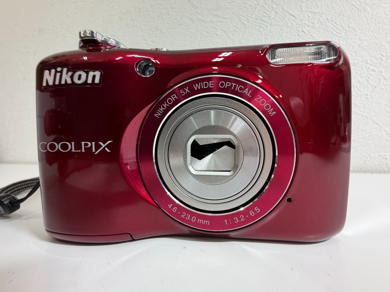 稼動確認済 Nikon COOLPIX L26 コンパクトデジタルカメラ 本体 レッド